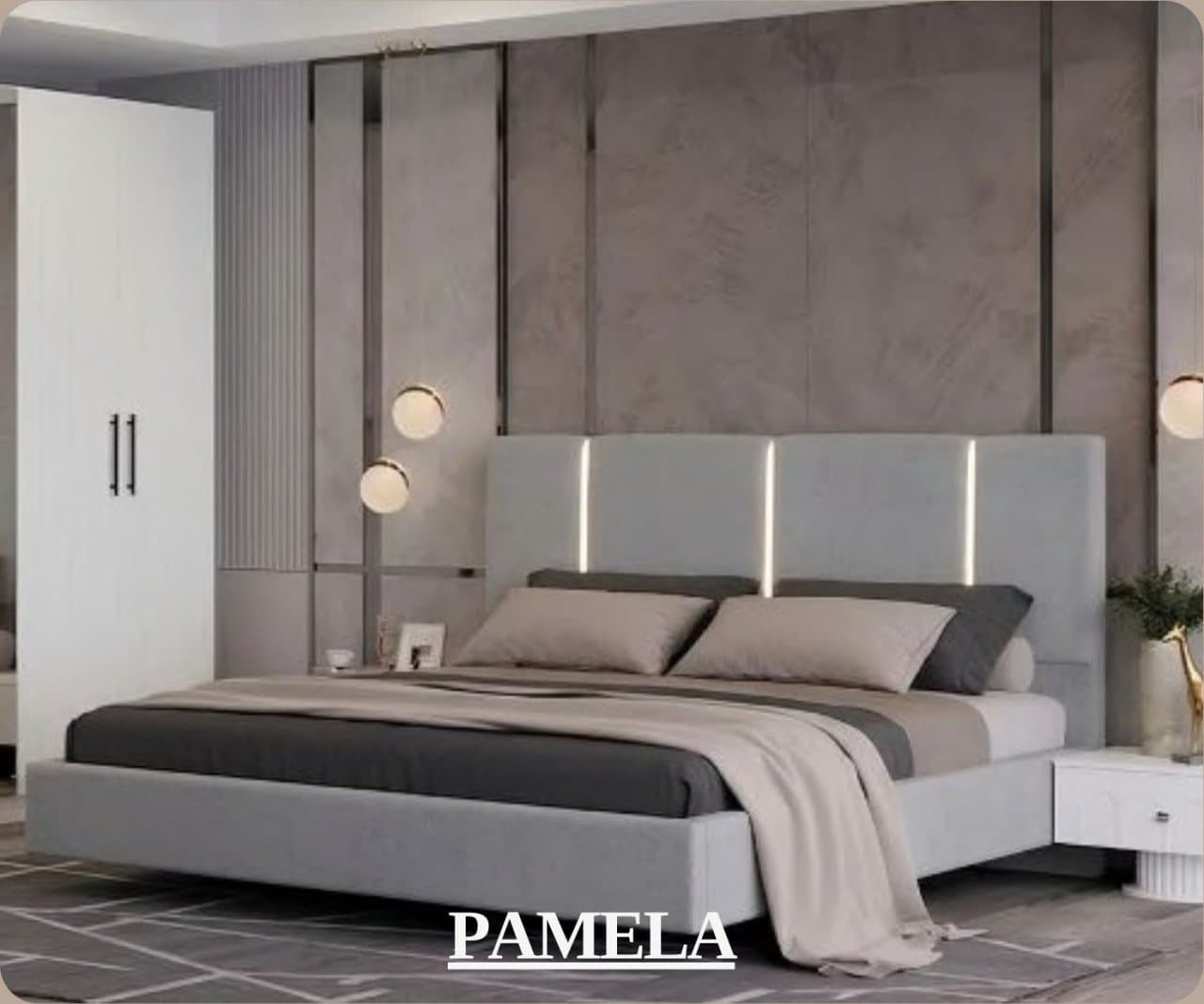 Двуспальная кровать «PAMELA» (Памела)
